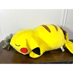 2022‎ Jumbo 21" Pikachu Pokemon Jazwares plush pillow stuffed animal Nintendo